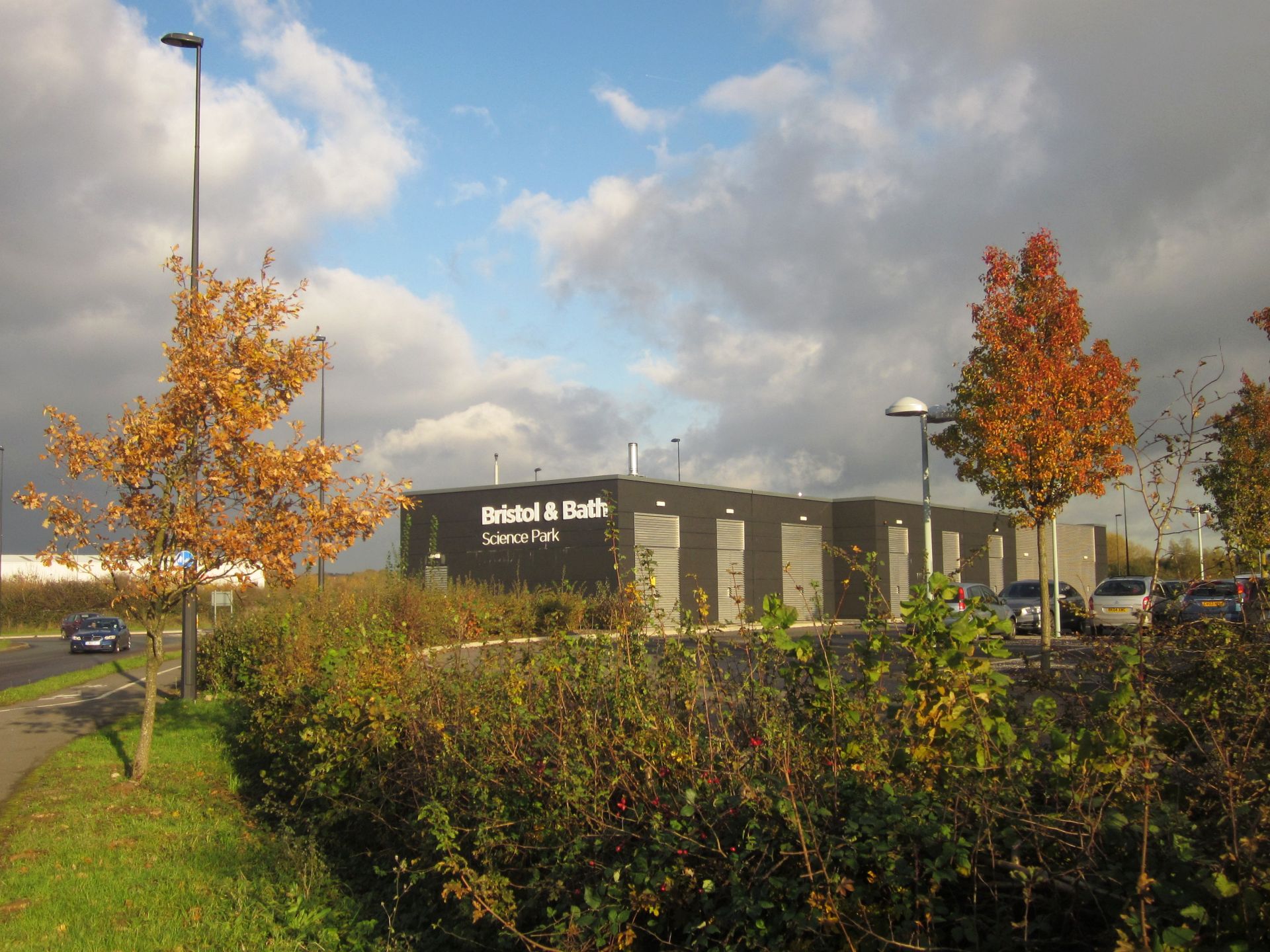 Life-sciences buildings on a landscaped science campus in Bristol