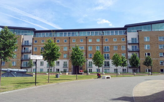 Nottingham city skyline with modern student accommodation buildings