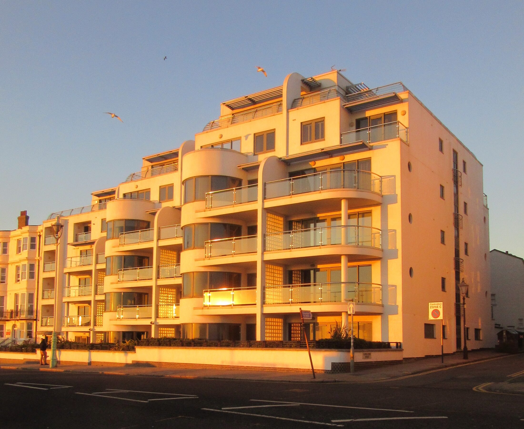 Modern build-to-rent apartment towers overlooking a UK city neighbourhood
